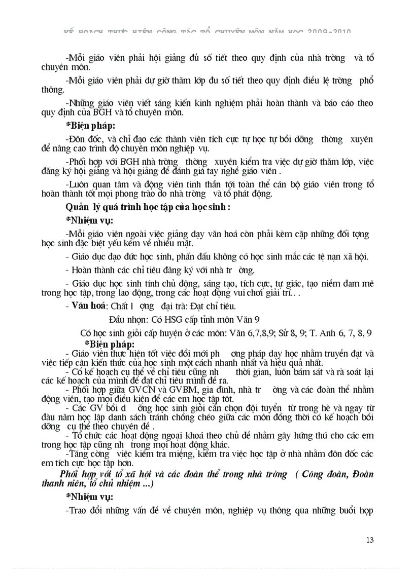 image for page Ke hoach to chuyen mon