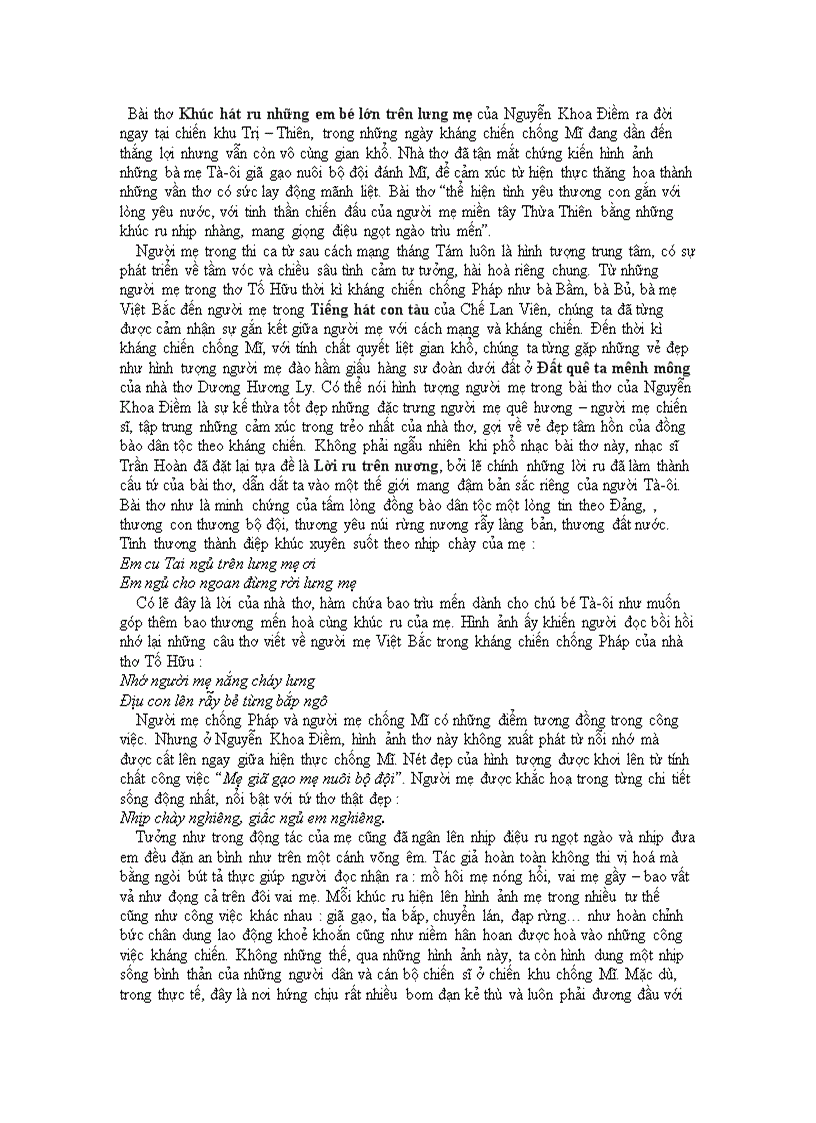 image for page Khuc hat ru nhung em be lon tren lung me