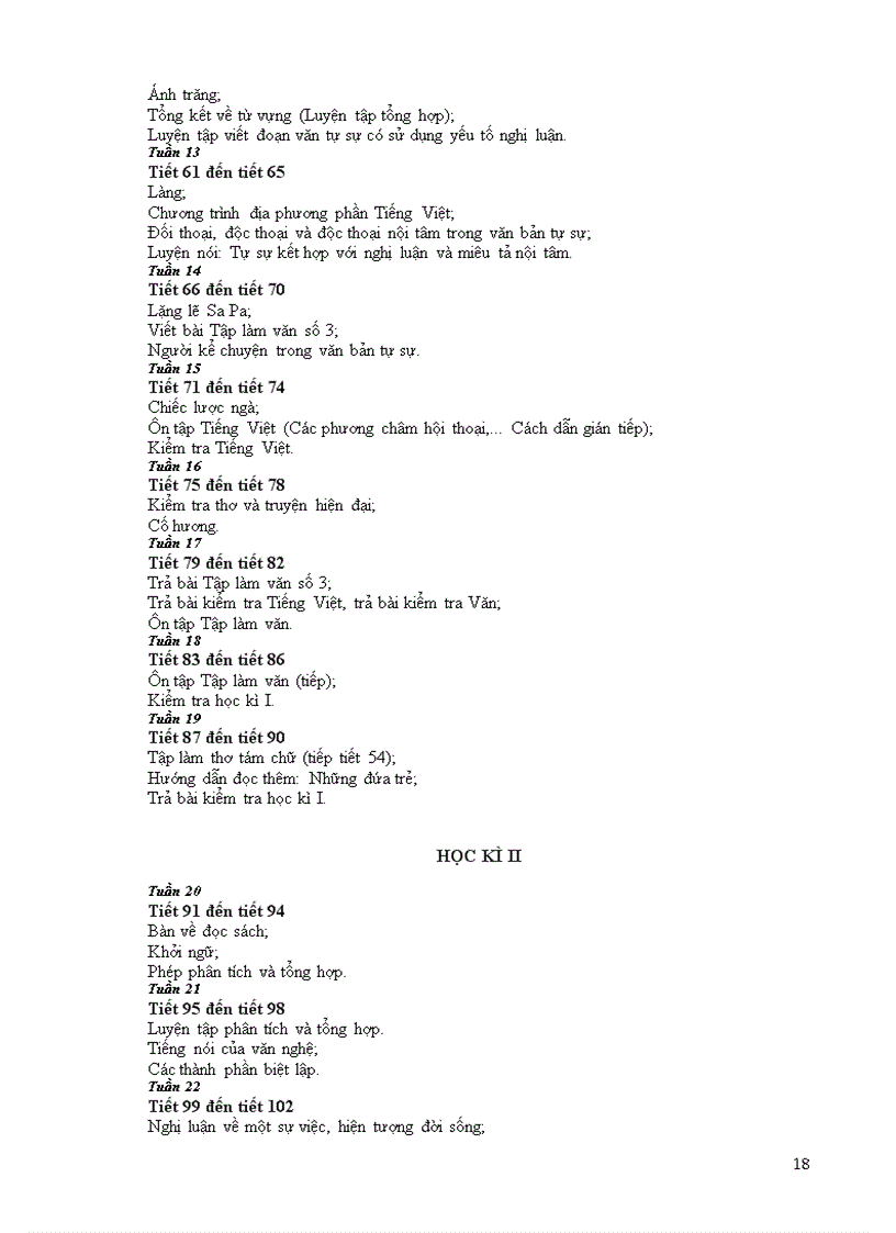 image for page Khung PPCT Van THCS Tu 2009 2010