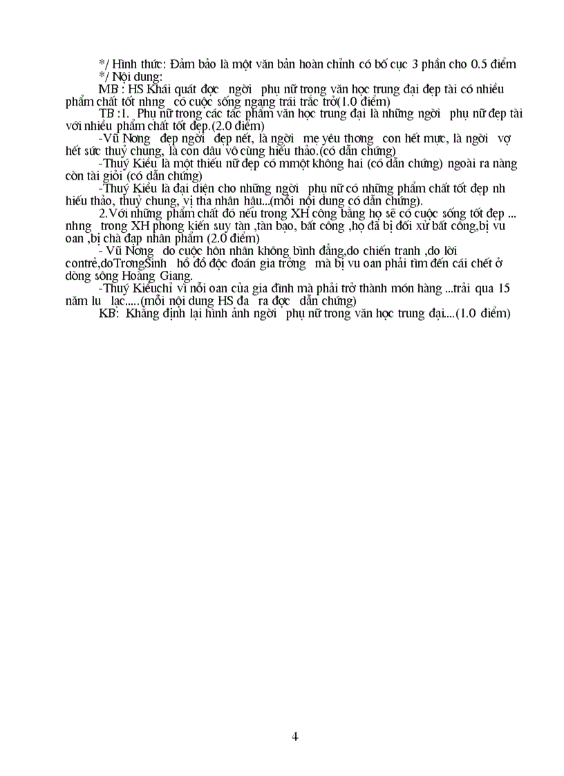 image for page Kiểm tra tiết 48 NV 9 có ma trận đáp án