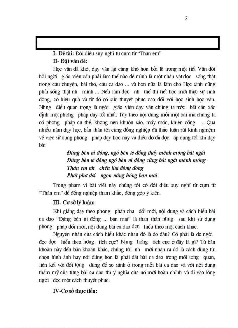 image for page Kinh nghiẹm giảng dạy