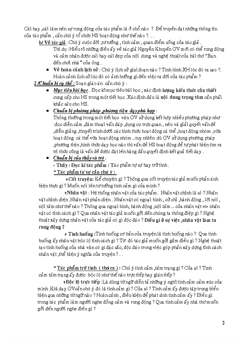 image for page Kinh ngiệm dạy văn đạt yêu cầu