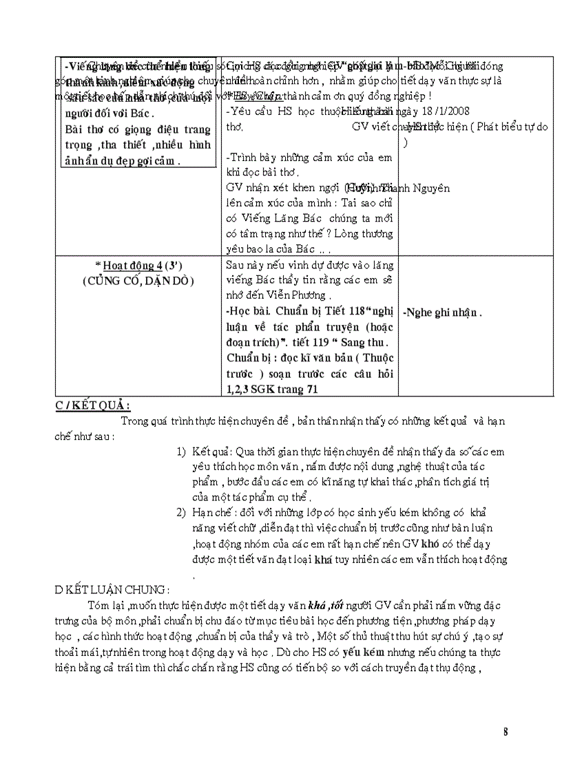 image for page Kinh ngiệm dạy văn đạt yêu cầu
