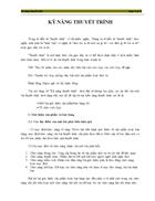 Kỹ năng thuyết trình