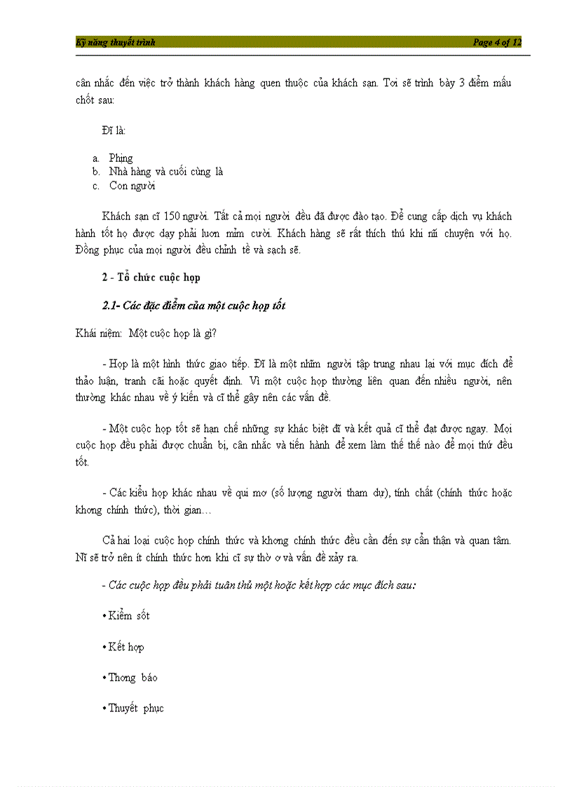 image for page Kỹ năng thuyết trình