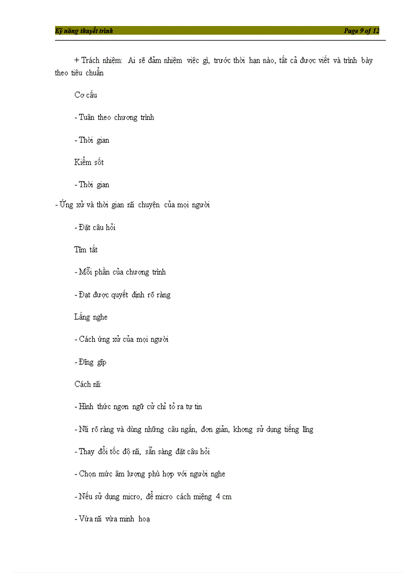 image for page Kỹ năng thuyết trình