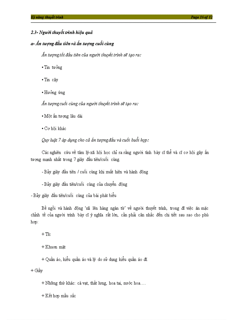 image for page Kỹ năng thuyết trình