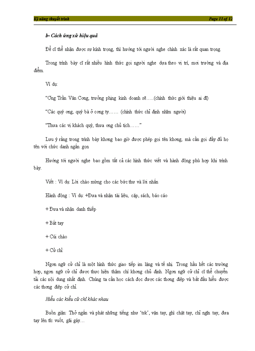 image for page Kỹ năng thuyết trình