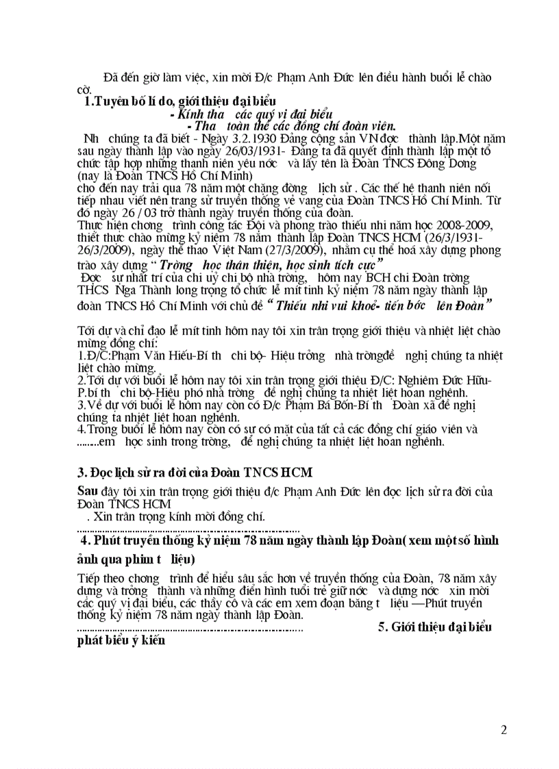 image for page Loi dan chuong trinh cho ngay 26 thng 3