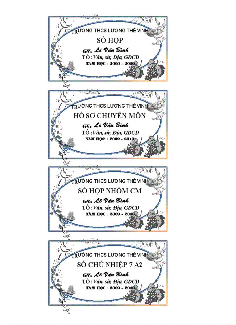 image for page Mẩu nhãn vở đẹp