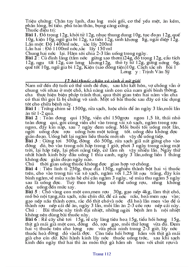 image for page Mot so bai thuoc hay