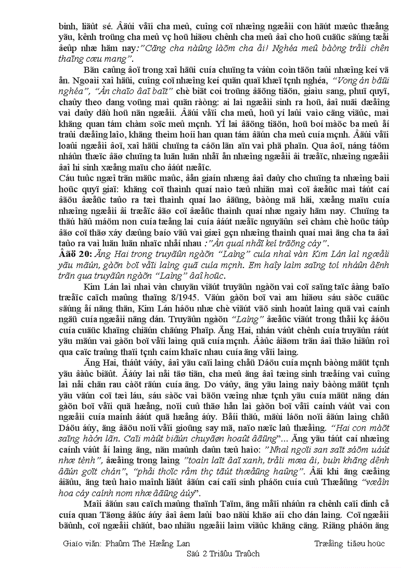 image for page Một số bài văn hay lớp 9 phần iv