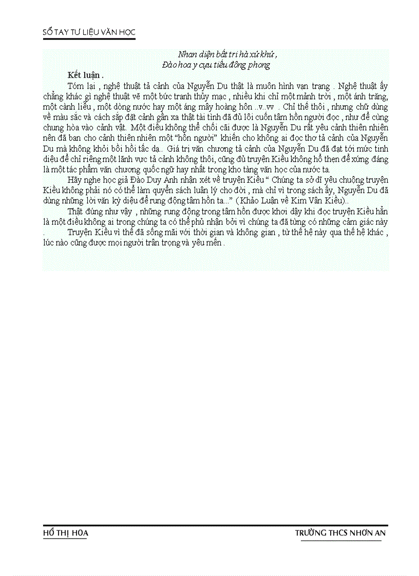 image for page Nghệ thuật tả cảnh của Nguyễn Du trong Truyện Kiều