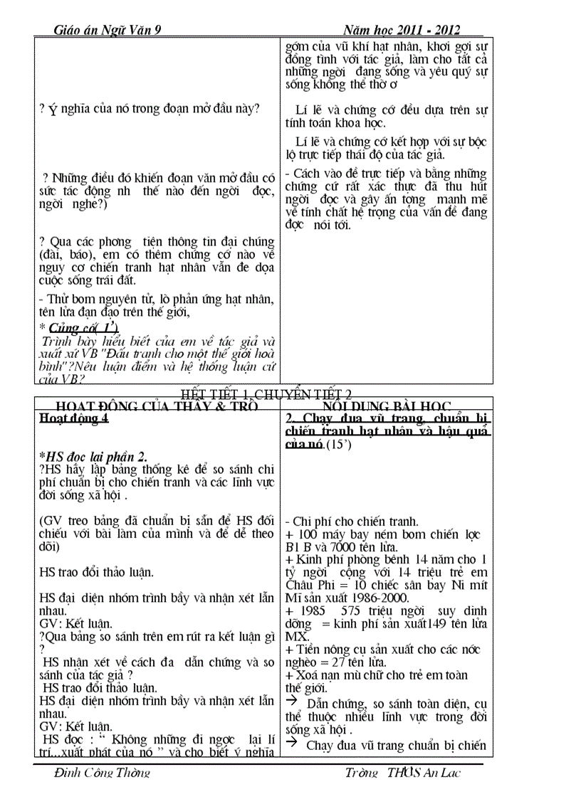 image for page Ngu van 9 2 cot ca nam chuan chi tiet