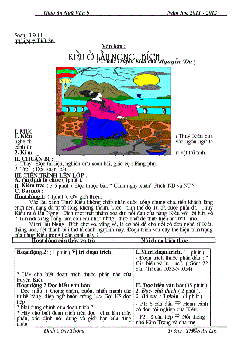 image for page Ngu van 9 2 cot ca nam chuan chi tiet