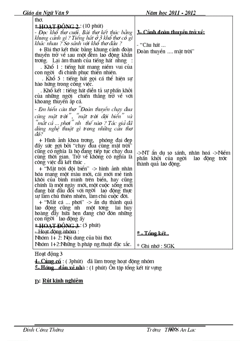 image for page Ngu van 9 2 cot ca nam chuan chi tiet