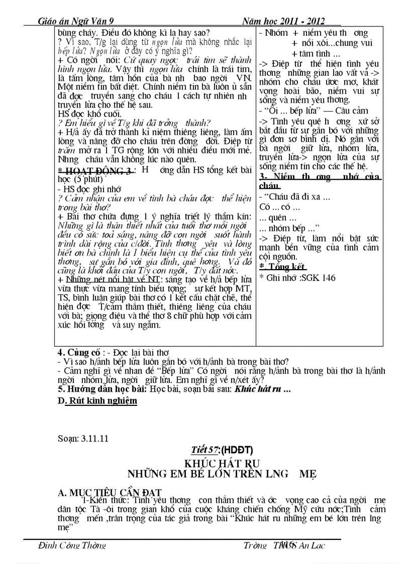 image for page Ngu van 9 2 cot ca nam chuan chi tiet