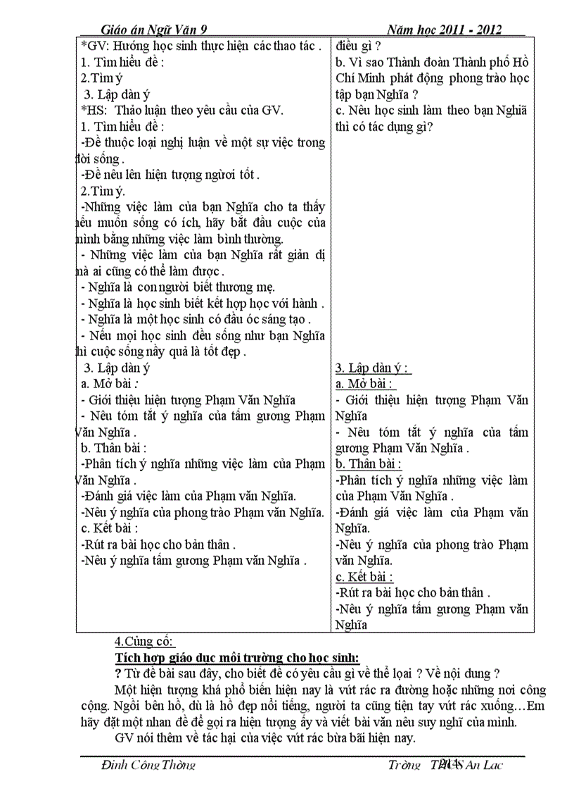 image for page Ngu van 9 2 cot ca nam chuan chi tiet