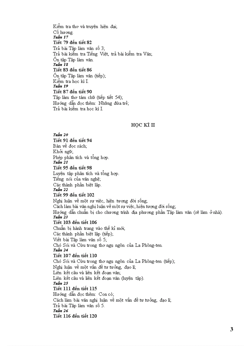 image for page Ngữ Văn 9 cả năm 3 cột chuẩn KTKN mới