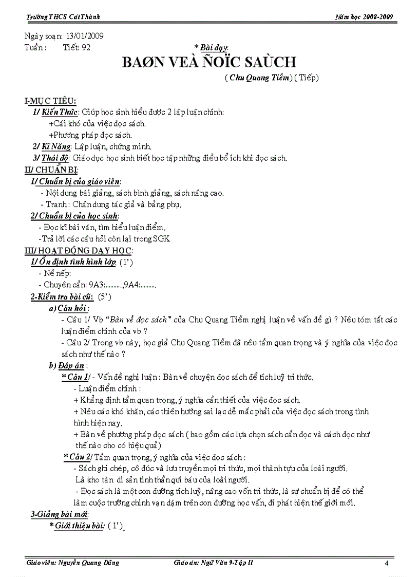 image for page Ngữ Văn 9 Học Kỳ 2