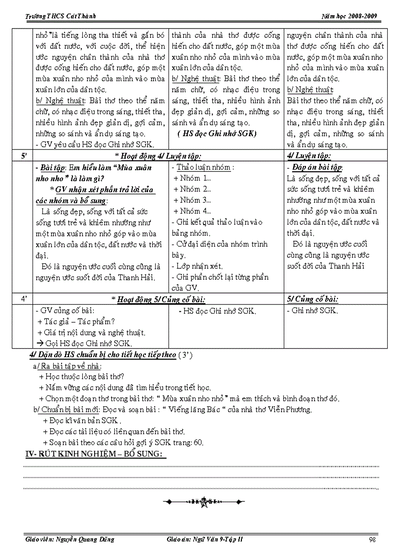 image for page Ngữ Văn 9 Học Kỳ 2