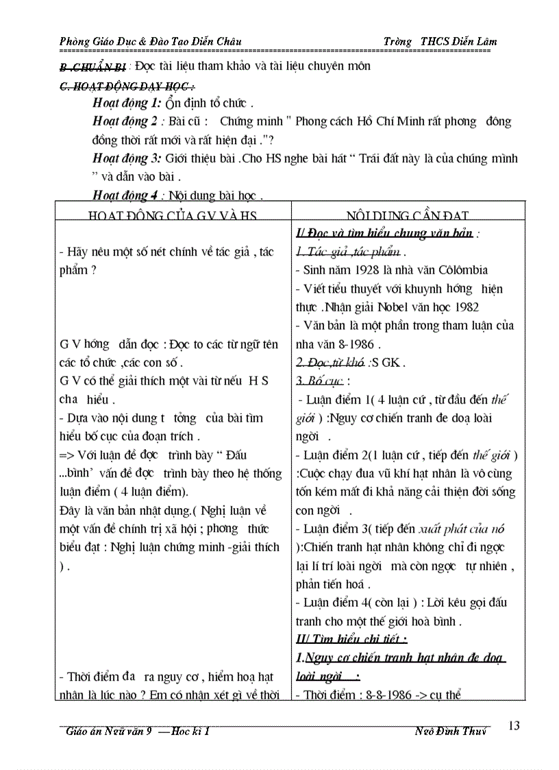 image for page Ngữ văn 9 ki 1 tốt nhất