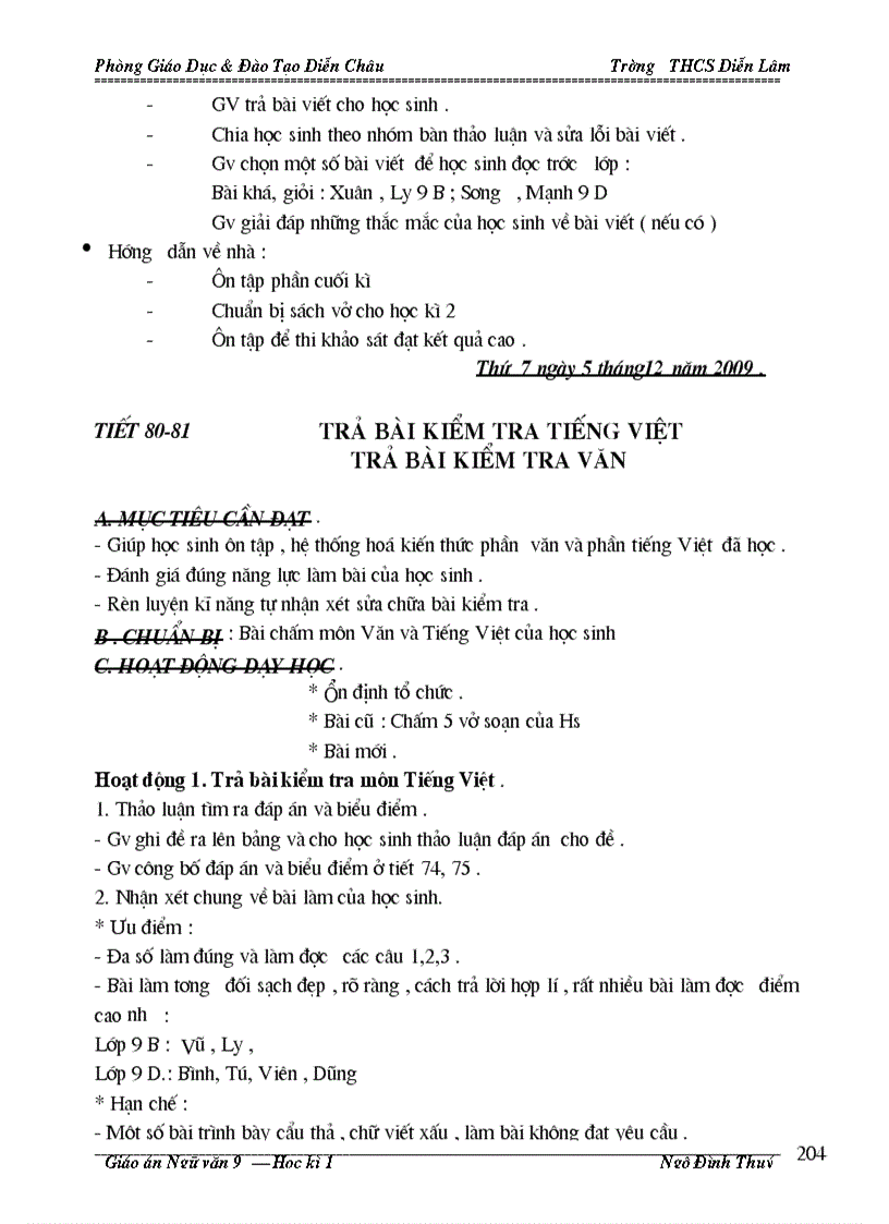 image for page Ngữ văn 9 ki 1 tốt nhất