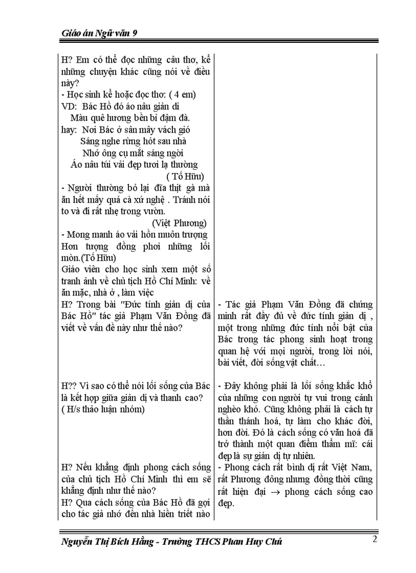 image for page Ngữ Văn 9 Phong cách Hồ Chí Minh