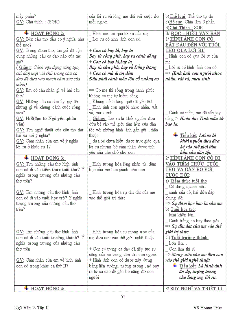 image for page Ngữ văn 9 t 20 29 3 cột rất khoa học