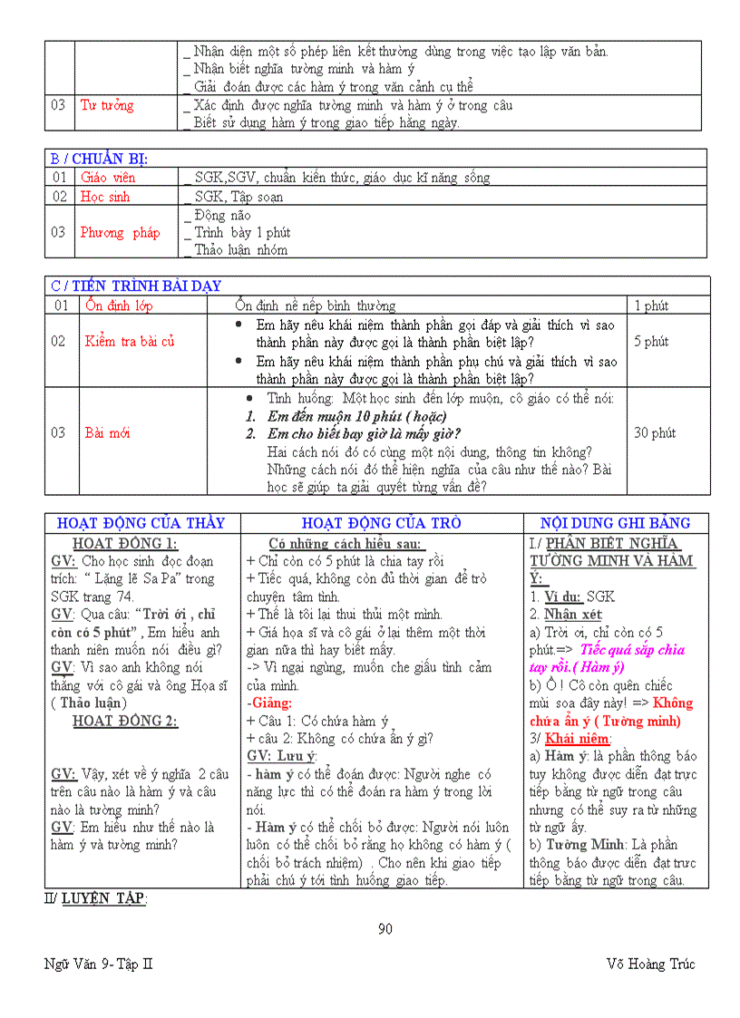 image for page Ngữ văn 9 t 20 29 3 cột rất khoa học