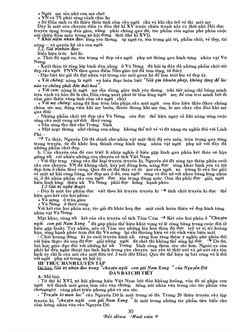 image for page Ngu van 9 Tai lieu on thi lop 10 chuan