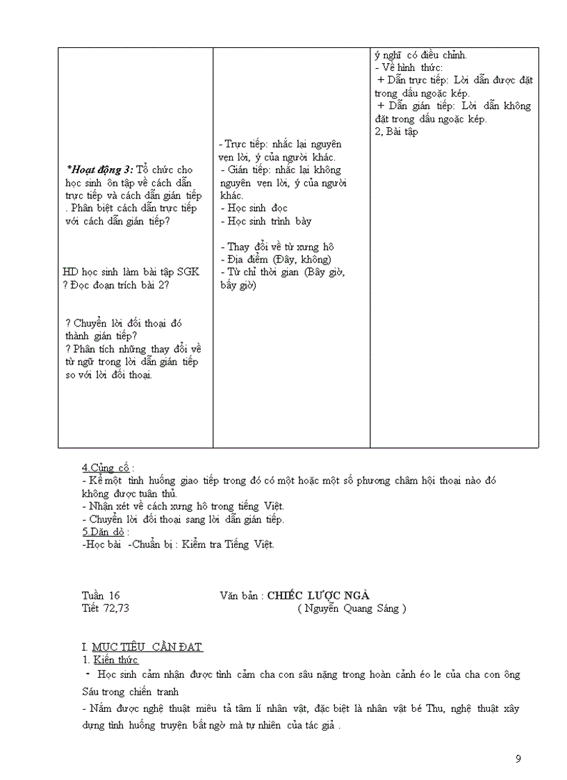 image for page Ngữ văn 9 tuần 15 16 mới