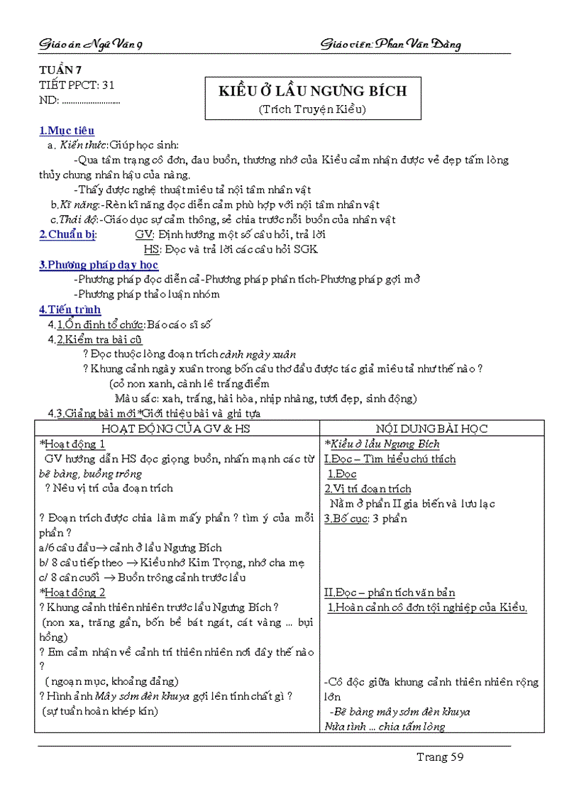 image for page Ngữ văn 9 tuần 7