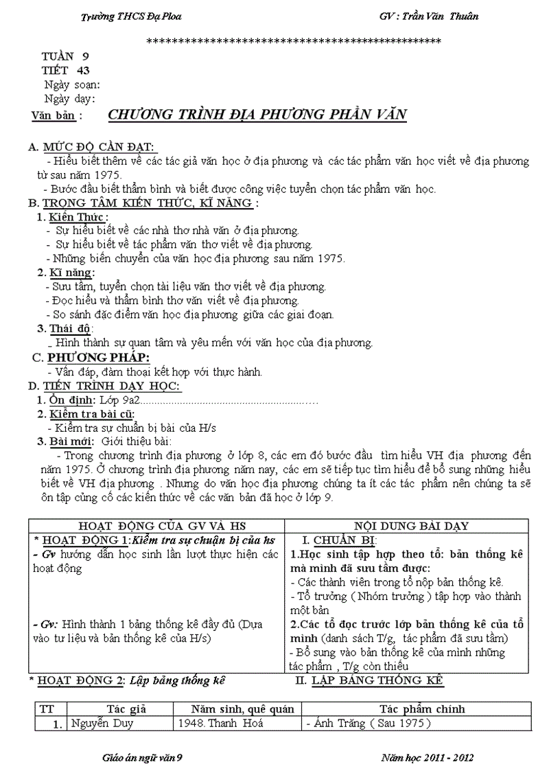 image for page Ngữ văn 9 tuần 9 CKTKN