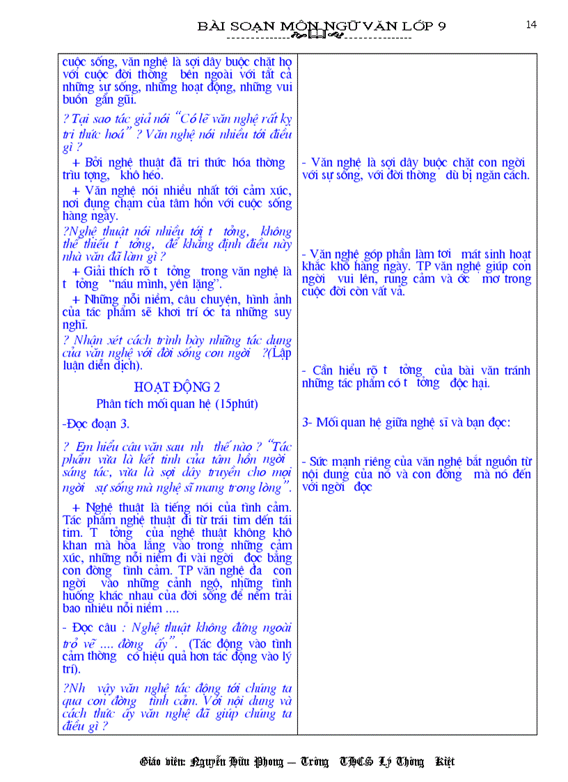 image for page Ngữ Văn 9 Kỳ II phong