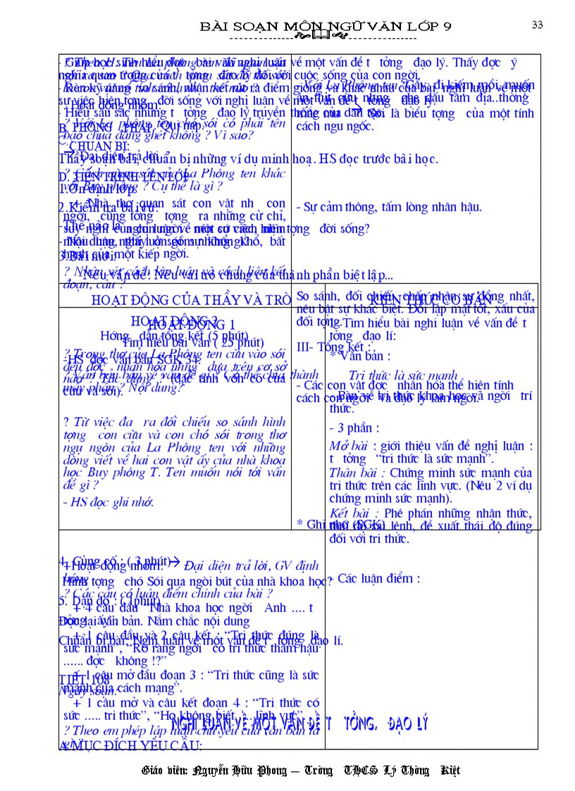 image for page Ngữ Văn 9 Kỳ II phong