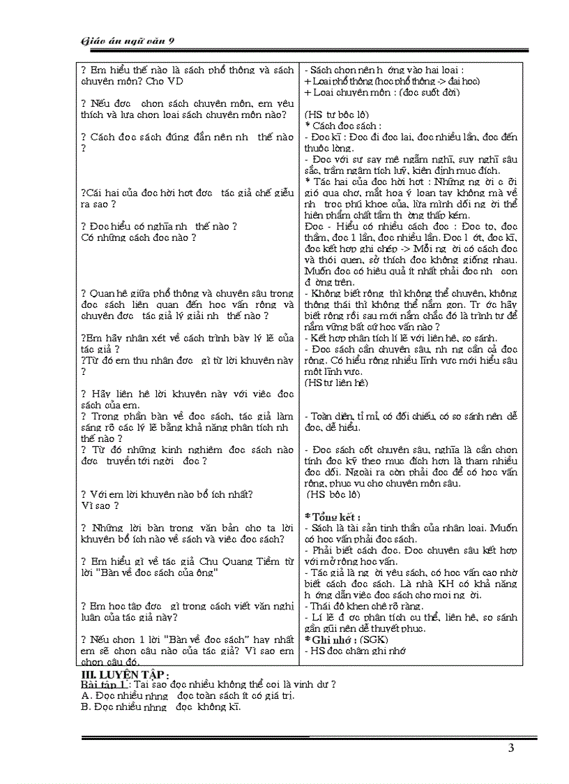 image for page Ngữ văn lớp 9 học kỳ II