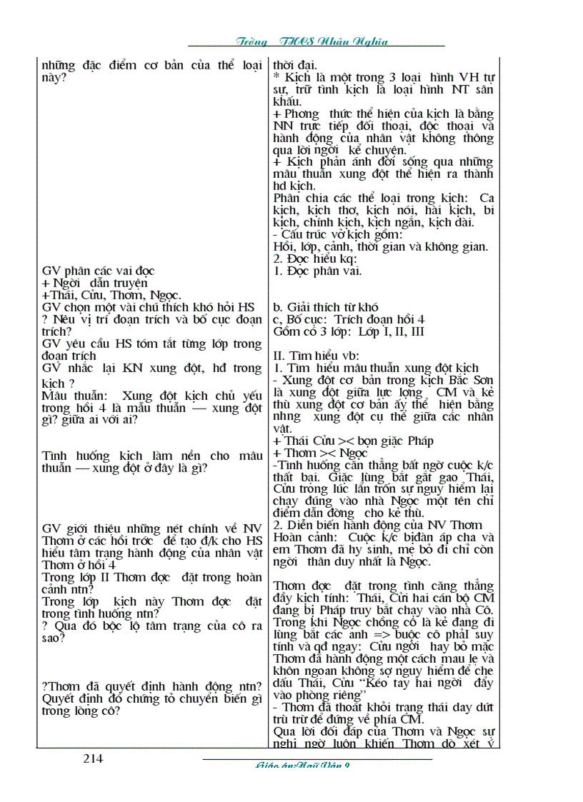 image for page Ngữ văn 9 HK I 1