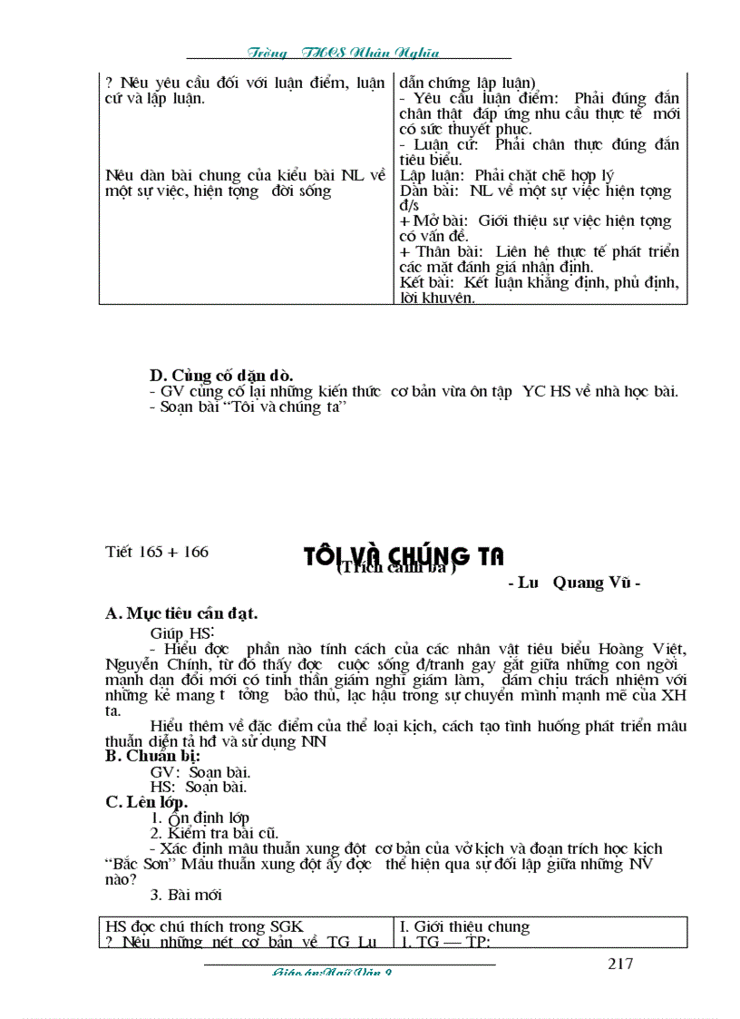 image for page Ngữ văn 9 HK I 1