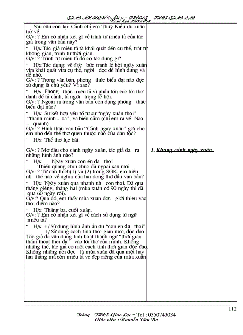 image for page Ngữ văn 9 Kì I 1