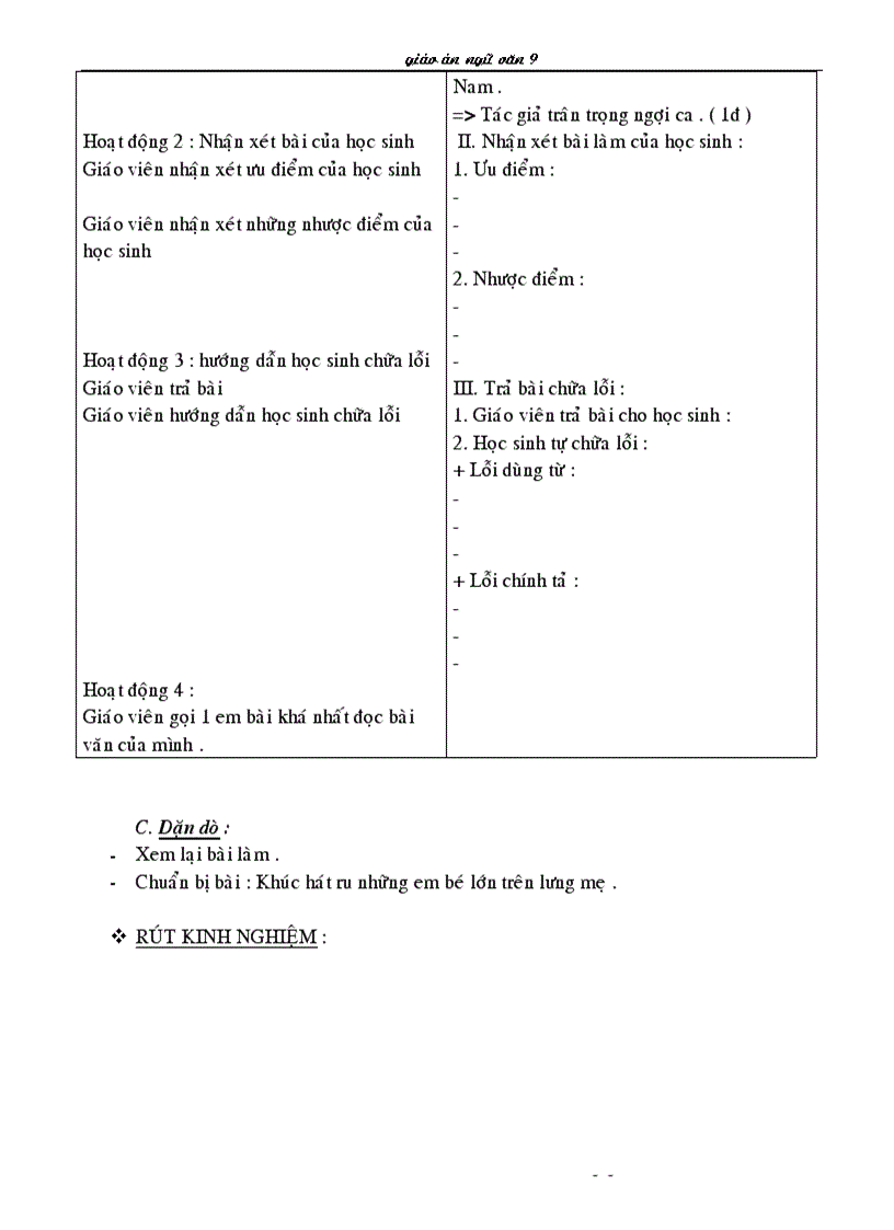 image for page Ngữ văn 9 HKII 1