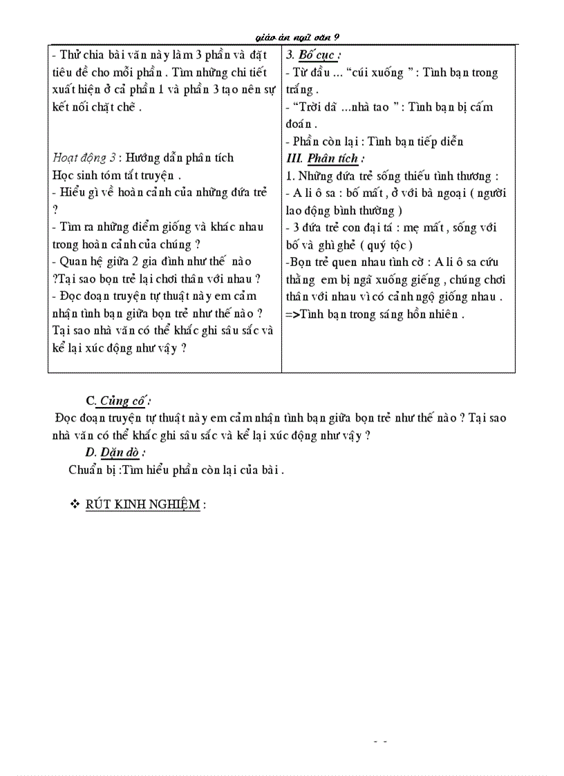 image for page Ngữ văn 9 HKII 1