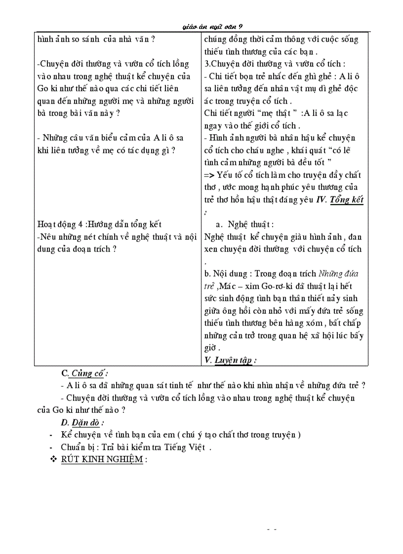 image for page Ngữ văn 9 HKII 1