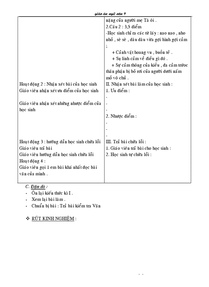 image for page Ngữ văn 9 HKII 1