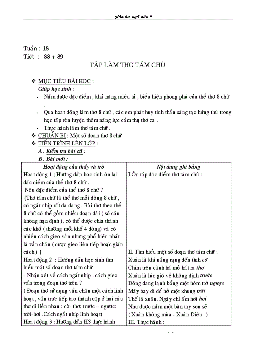 image for page Ngữ văn 9 HKII 1