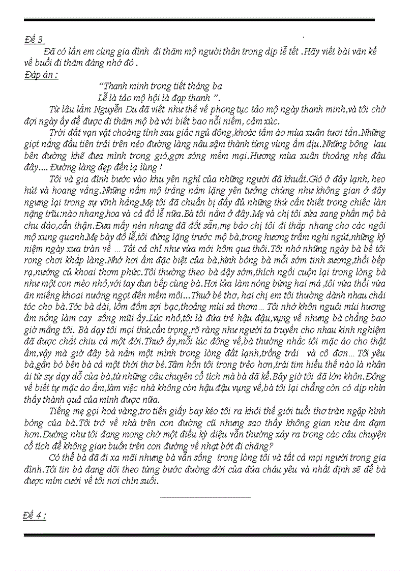 image for page Những bài văn để tham khảo