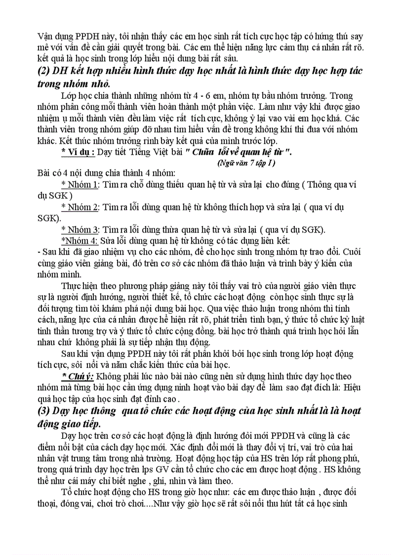 image for page Những biện pháp tích cực hoá hoạt động của HS trong giờ học Ngữ văn ở trường THCS doc