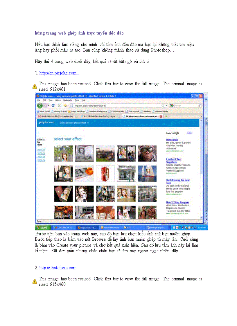 image for page Nhung trang web ghep anh truc tuyen doc dao