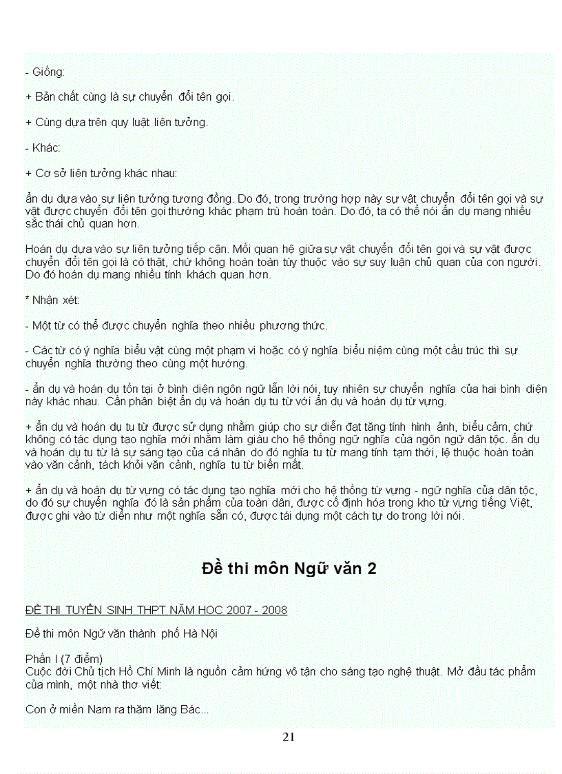 image for page Nội dung ôn thi vào THPT