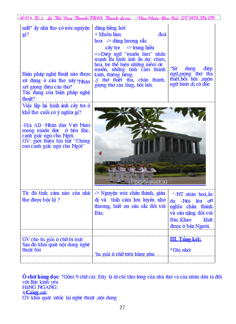 image for page NV9 Thanh YB tuần 23 24 có ảnh minh hoạ